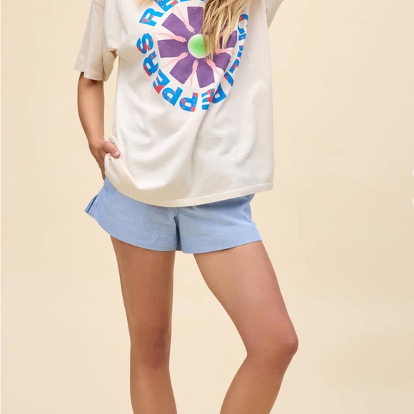 💥NEW💥 RED HOT CHILI PEPPERS FREAKY STYLEY DAYDREAMER MED. $88 NWOT DIRTY WHITE - Picture 3 of 4